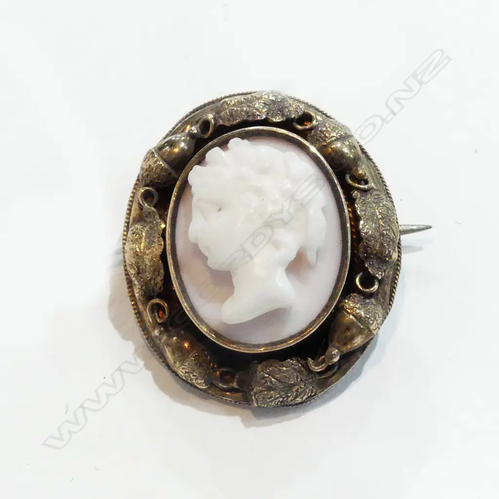 VICT RARE NATURAL PINK 9CT CAMEO Image 1++