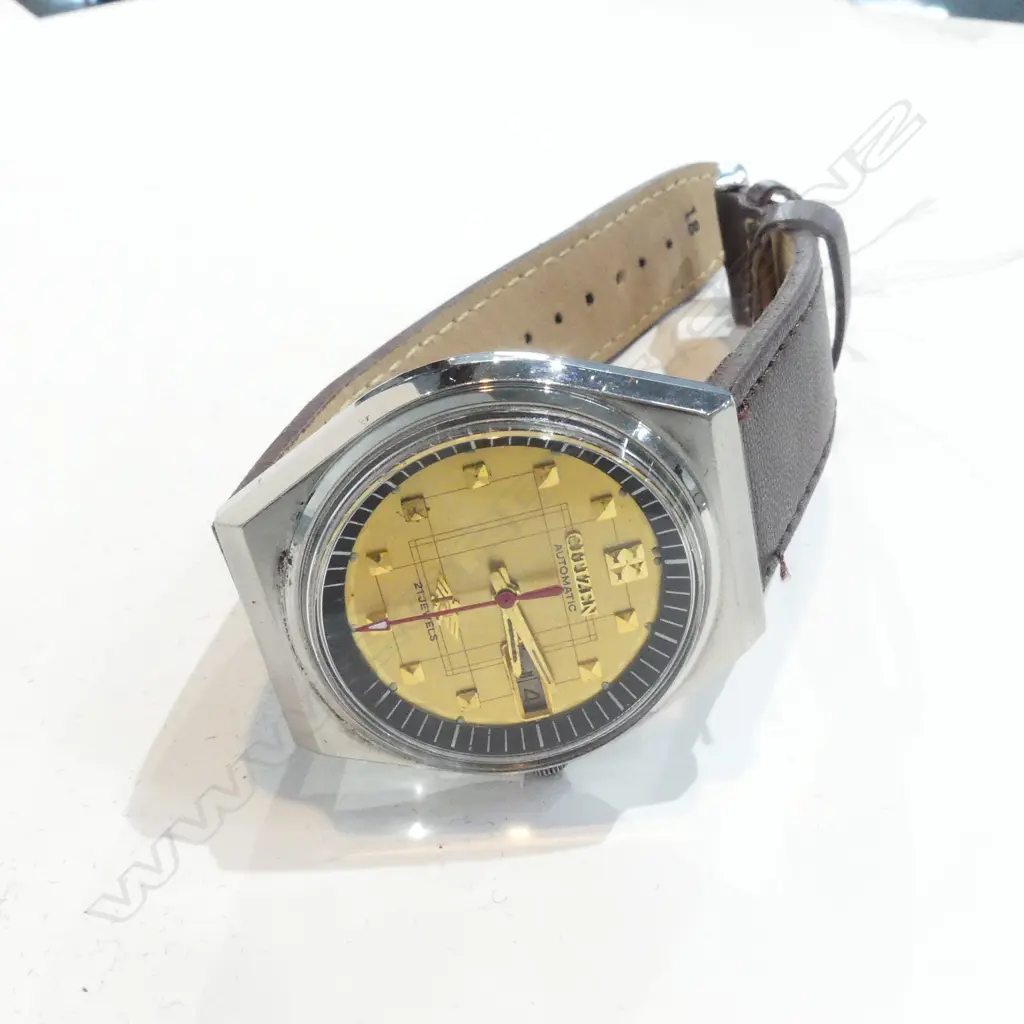 CITIZEN AUTO GOLD DIAL WRISTWATCH  Image 1++
