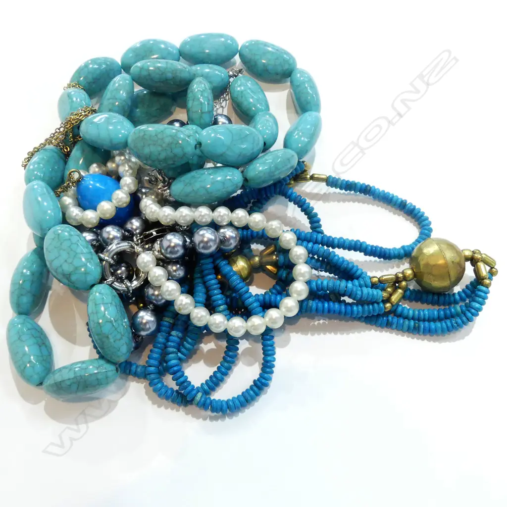 PINK BAG COSTUME JEWELLERY NECKLACES... Image 1++