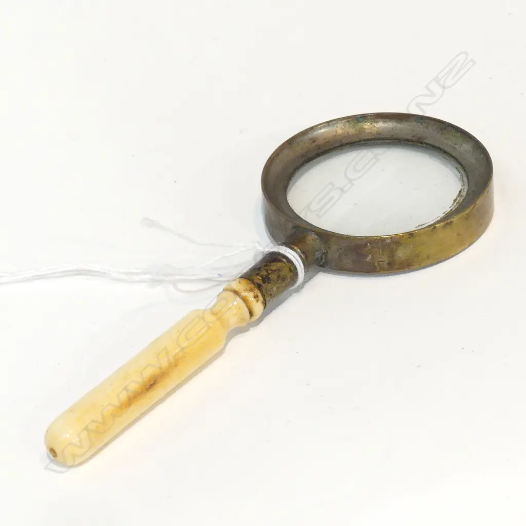 BONE HANDLED MAGNIFYING GLASS L 90 MM Image 1++