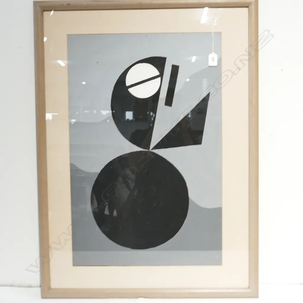 LLOYD JAMES HILLYER FRAMED GEOMETRIC STUDY 660 X 430 MM Image 1++