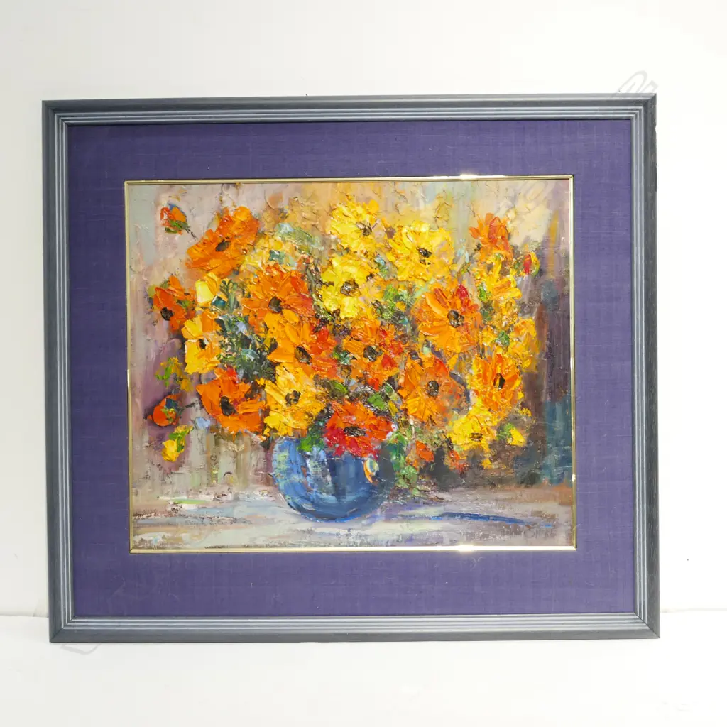 BERNECE SMART OIL 'MARIGOLD' 730MM H 820MM W Image 1++