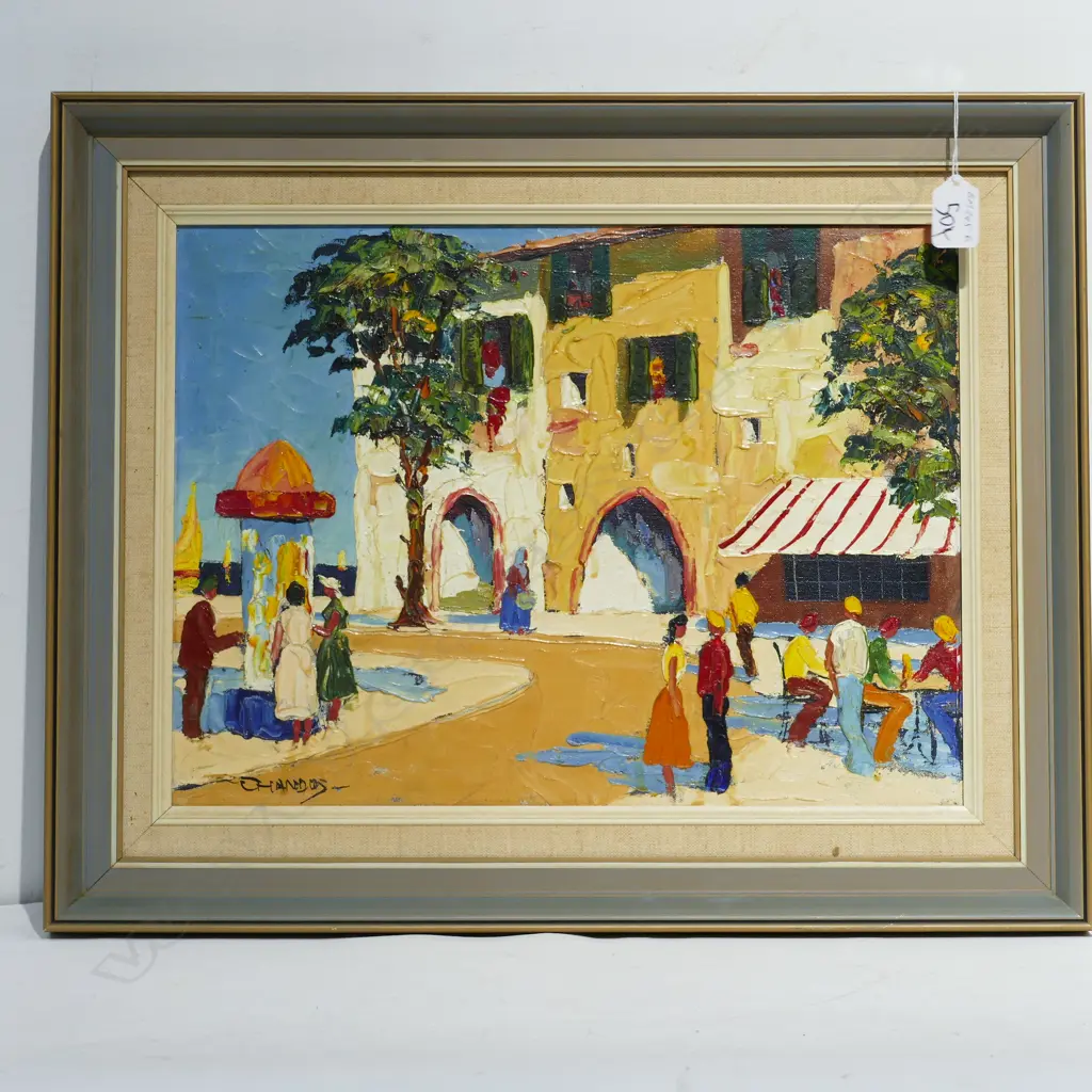 CHANDOS OIL ON CANVAS 'SUNNY FRANCE' 295 X 400mm Image 1++
