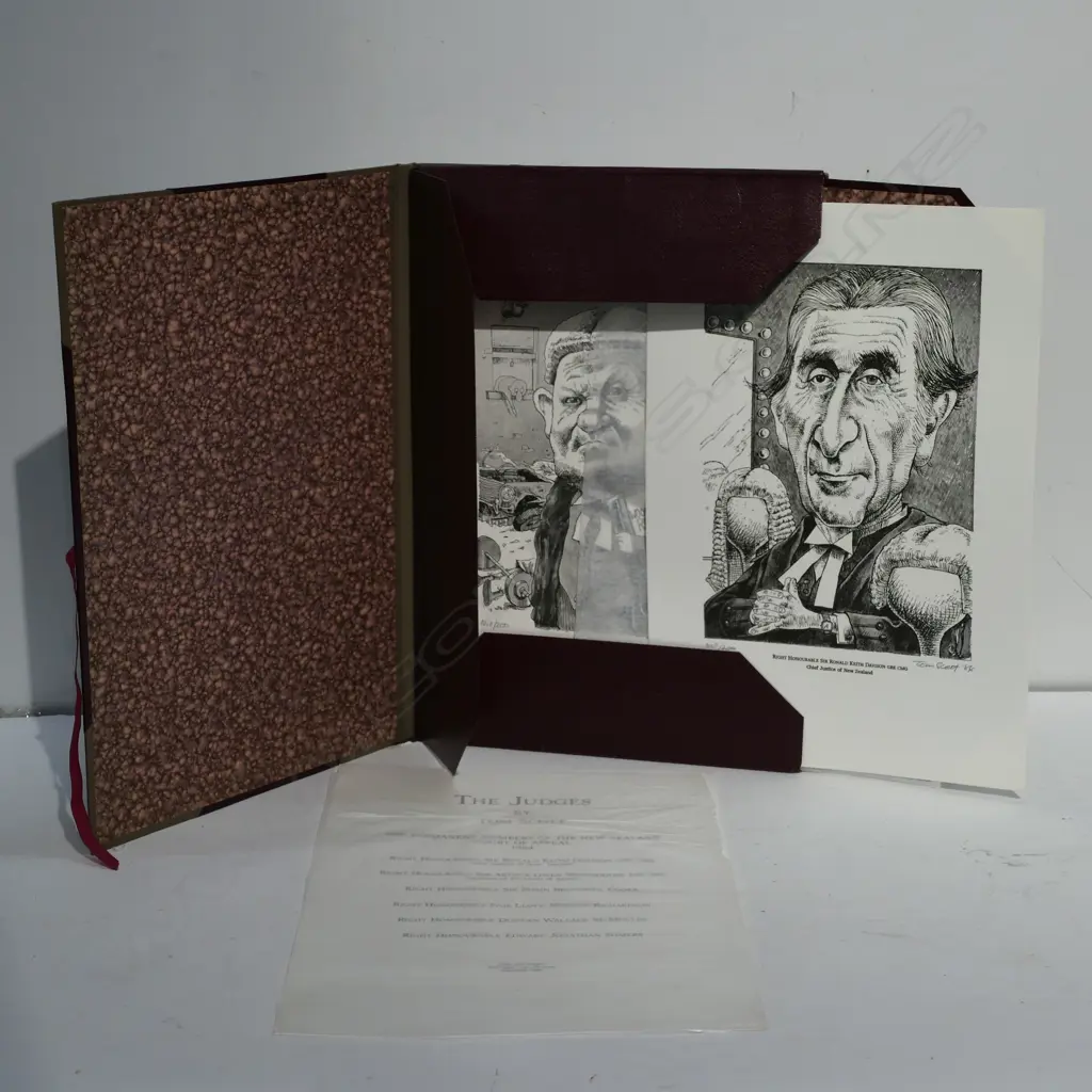 FOLIO OF TOM SCOTT PRINTS THE JUDGES Image 1++