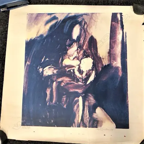 MICHAEL SMITHER 1967 LTD ED. PRINT MOTHER & CHILD... Image 1++