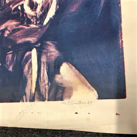 MICHAEL SMITHER 1967 LTD ED. PRINT MOTHER & CHILD... Image 1++