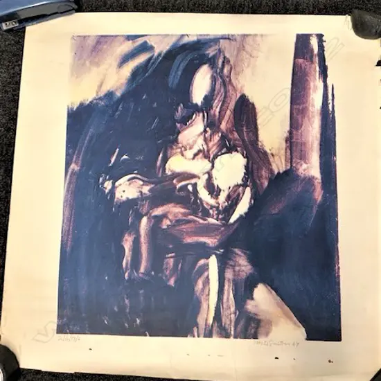 MICHAEL SMITHER 1967 LTD ED. PRINT MOTHER & CHILD...