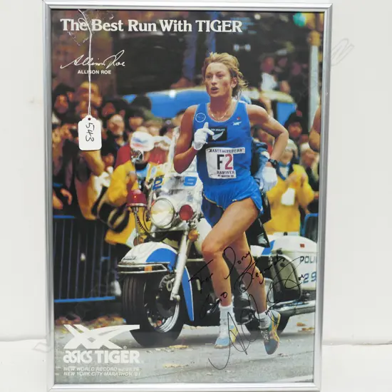 SIGNED ALISON ROE PRINT H 420 MM