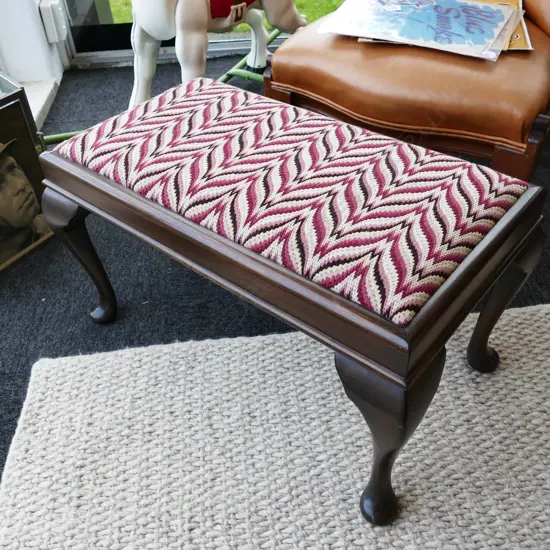 TAPESTRY STOOL 400MM H 700MM W