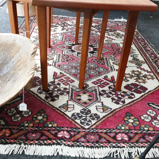 HANDKNOTTED HAMADAN RUG 1480MM L 1030MM W