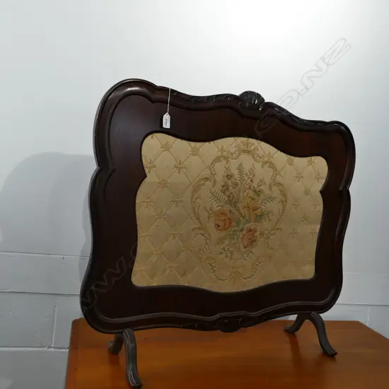 MAHOGANY FIRE SCREEN