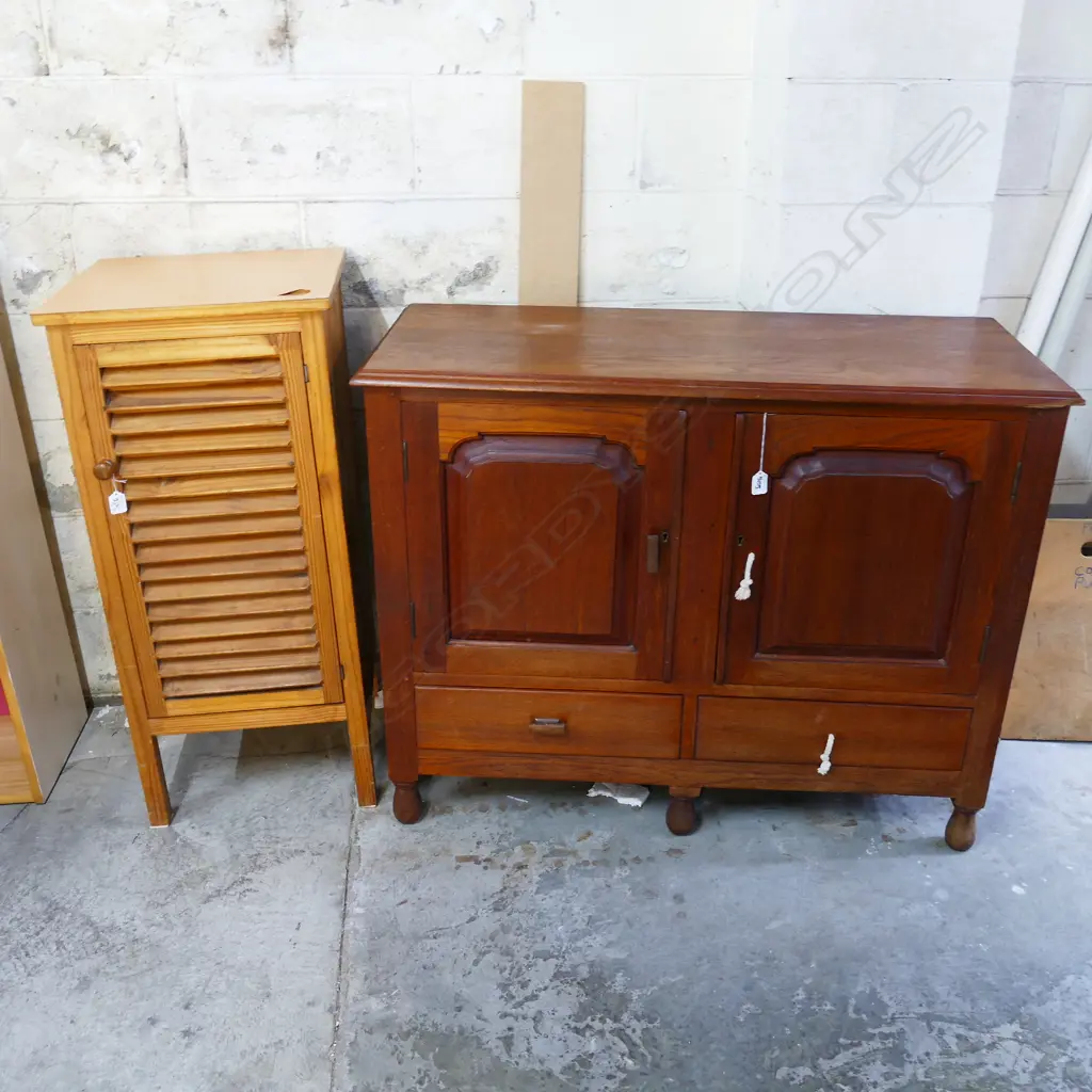 SIDEBOARD + PINE FOOD SAFE Image 1++