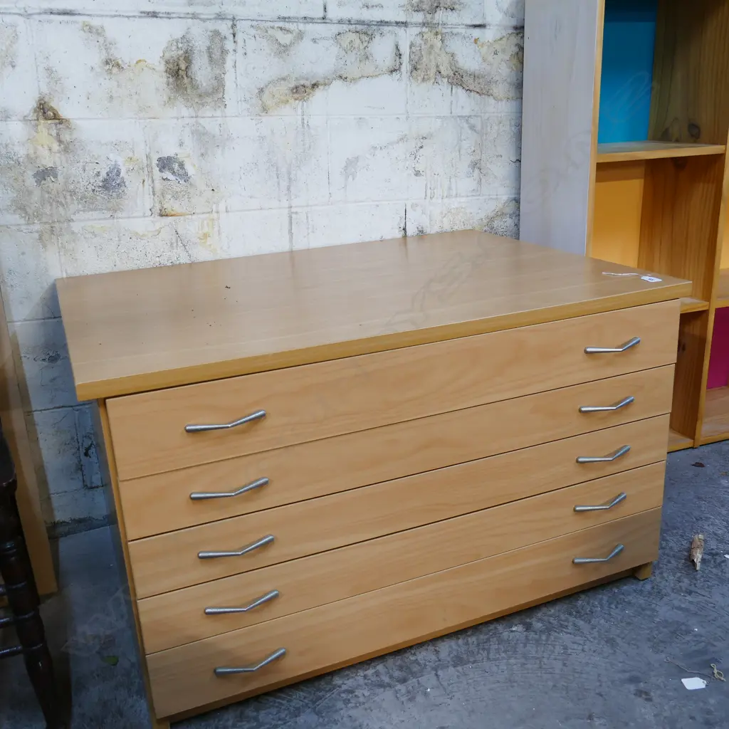 5 DRAWER SET PLAN DRAWERS MODERN Image 1++