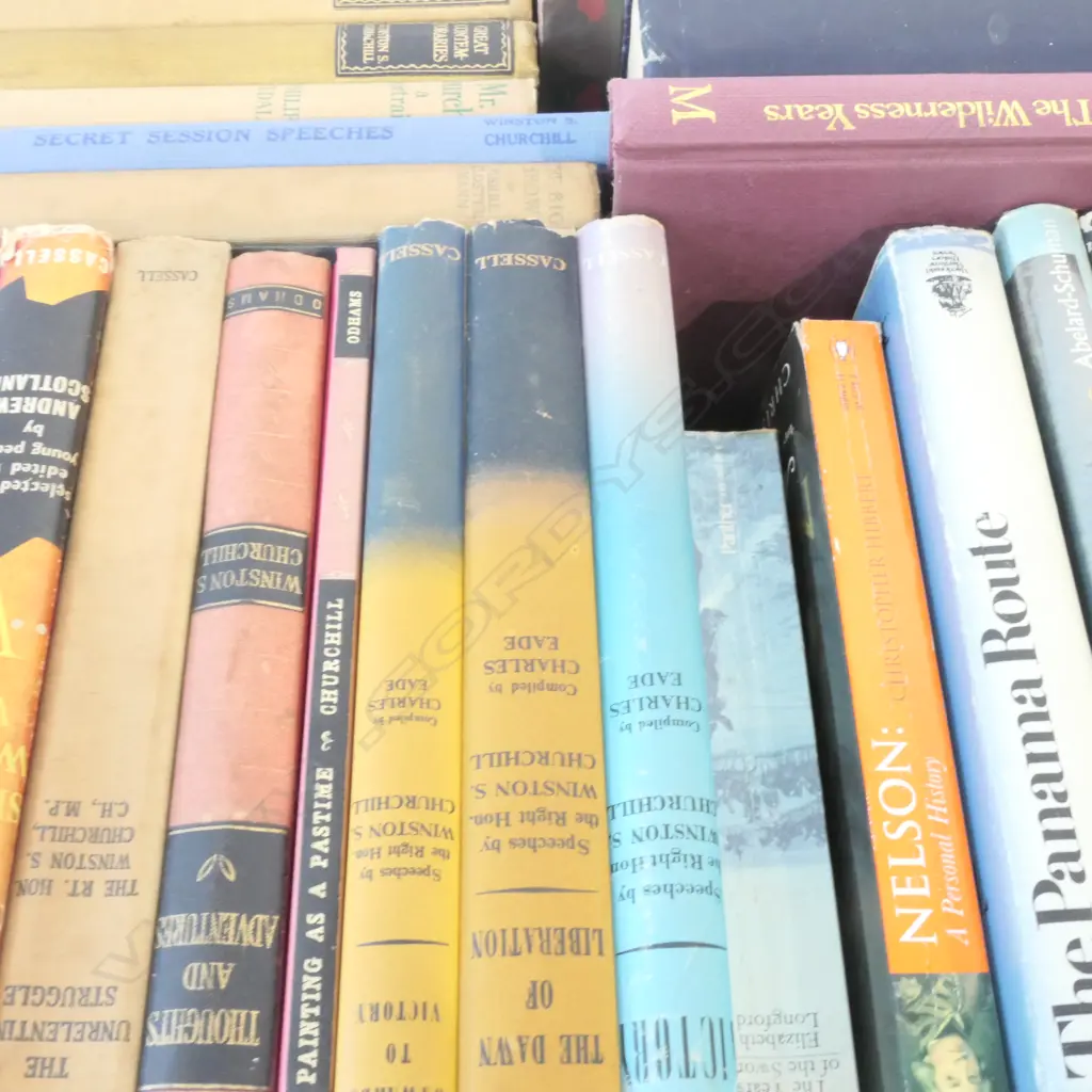 LOT ASST COLLECTORS BOOKS CHURCHILL ETC Image 1++