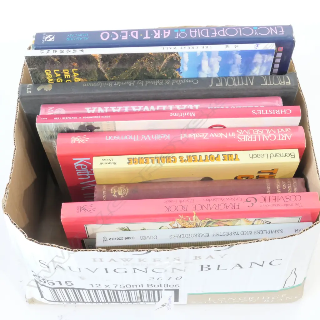 BOX OF BOOKS - ART DECO / RAILWAY / POTTERY ETC Image 1++