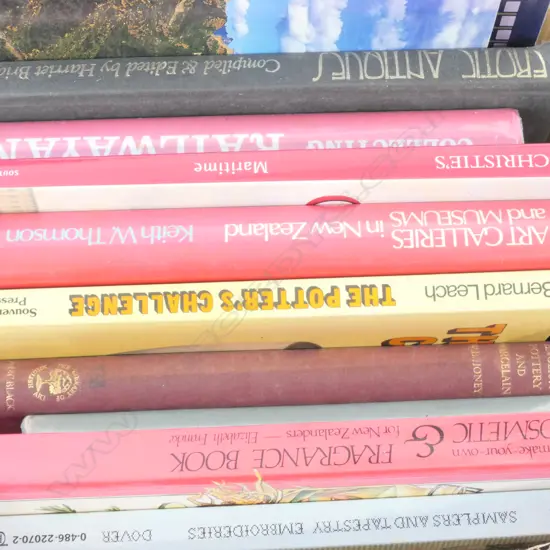 BOX OF BOOKS - ART DECO / RAILWAY / POTTERY ETC