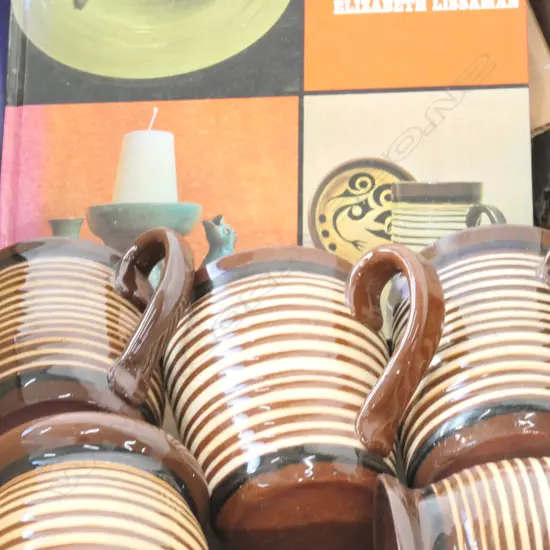 ELIZABETH LISSAMAN NZ POTTERY BOOK AND POTTERY ITEMS