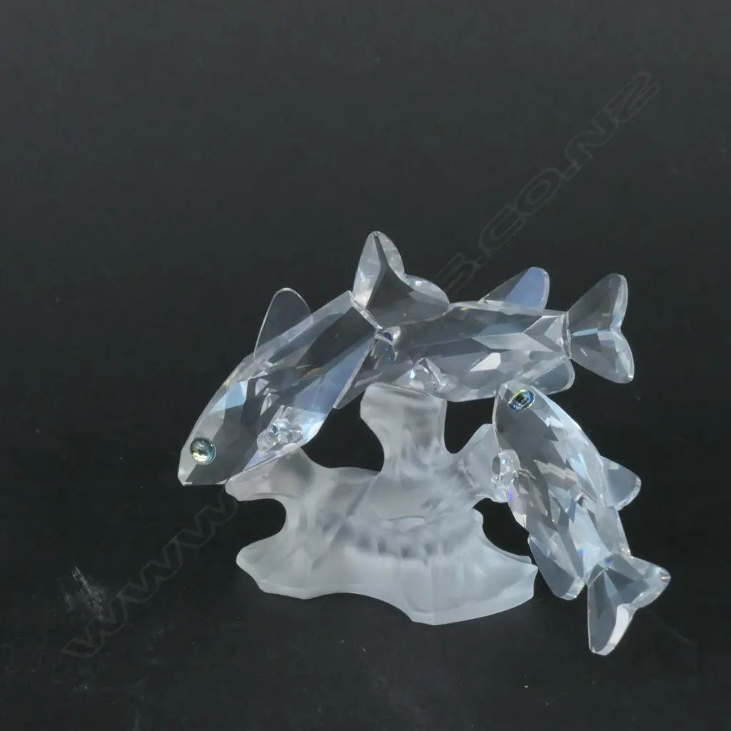 SWAROVSKI FISH WITH CORAL H  40 MM Image 1++