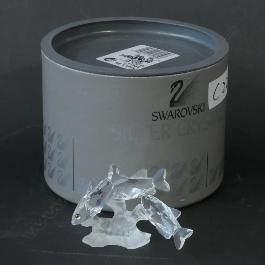 SWAROVSKI FISH WITH CORAL H  40 MM Image 1++