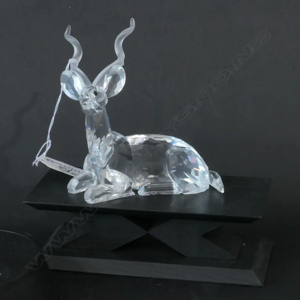 SWAROVSKI BOXED KUDU WITH STAND 1994 H 90 MM Image 1++