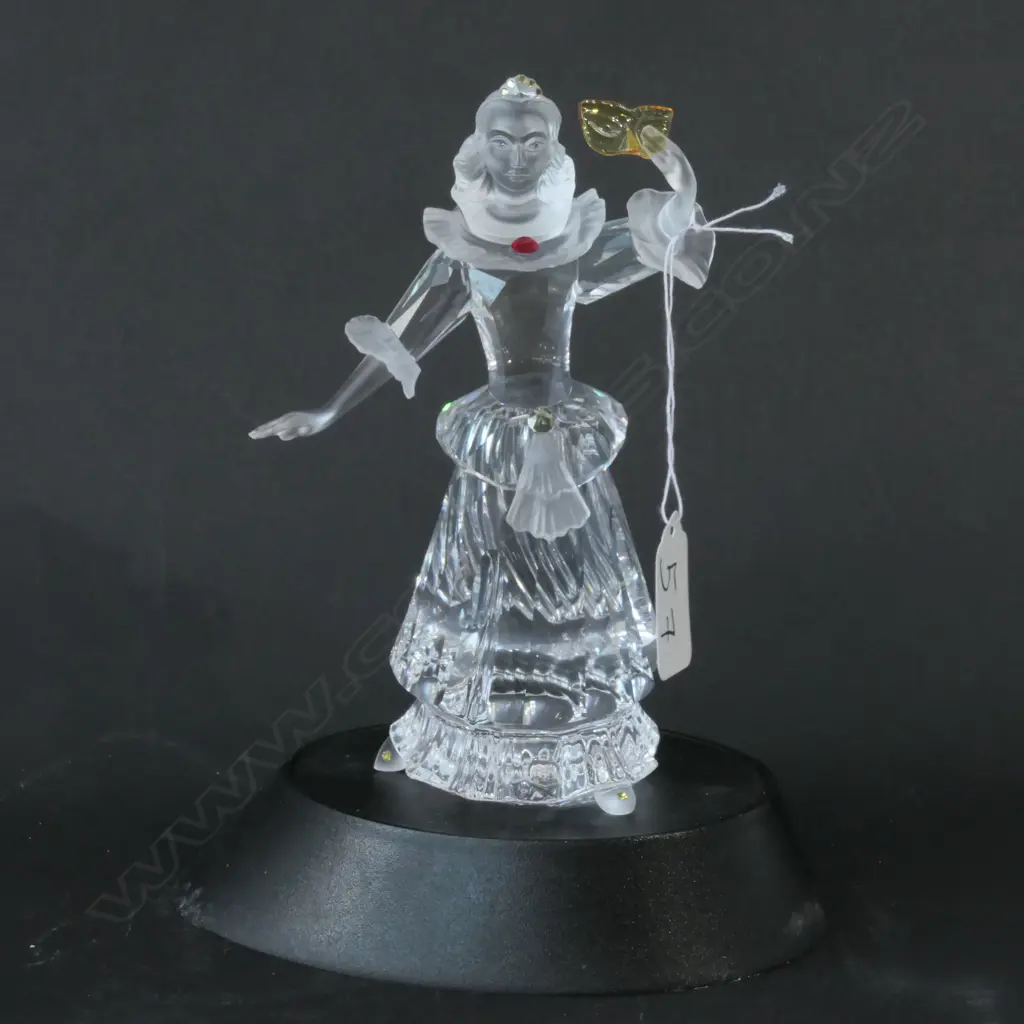 SWAROVSKI MASQUERADE COLUMBINE 2000 WITH STAND H 170 MM Image 1++