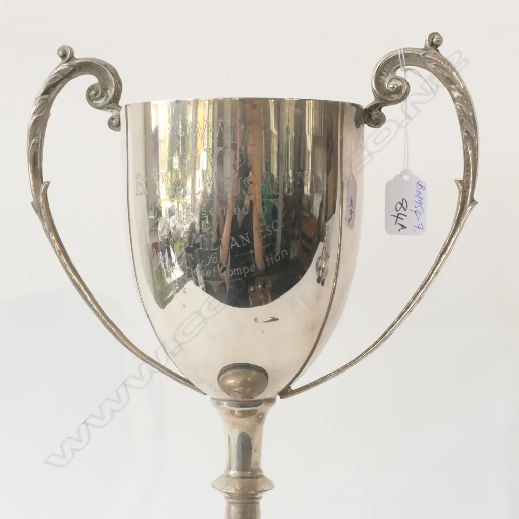LARGE S/PLATE AUCKLAND TROPHY CUP.... Image 1++