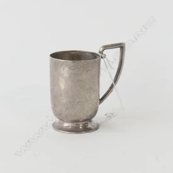 SILVER CHRISTENING MUG