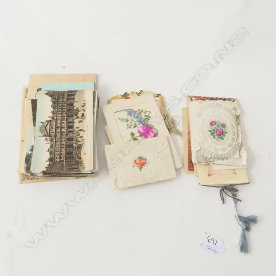 SEL. VINTAGE LACE EMBROIDERED CARDS + POSTCARDS