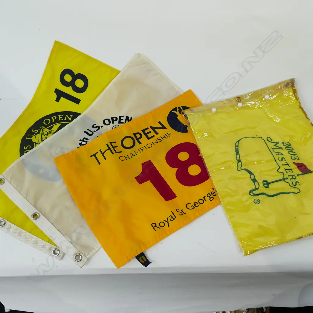 4 GOLFING FLAGS L 55 MM Image 1++