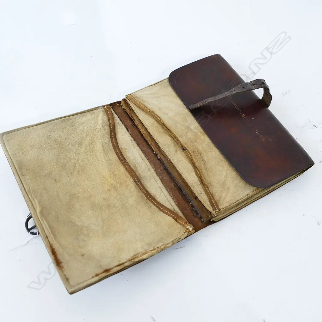 HARDYS LEATHER CAST CASE 'THE HOUGHTON' 160MM W Image 1++