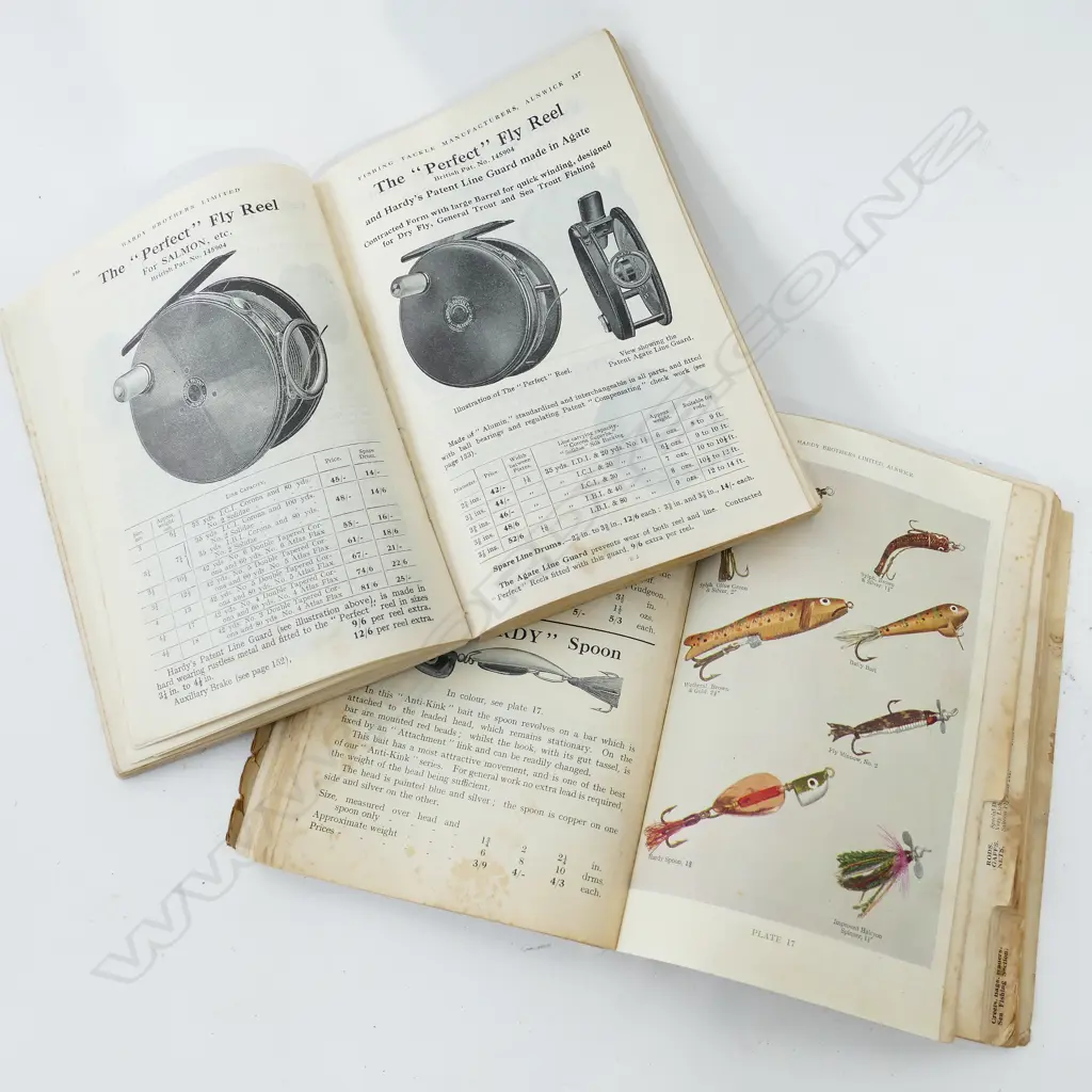 TWO HARDY'S ANGLERS GUIDES 1920 AND 1934 210MM H Image 1++