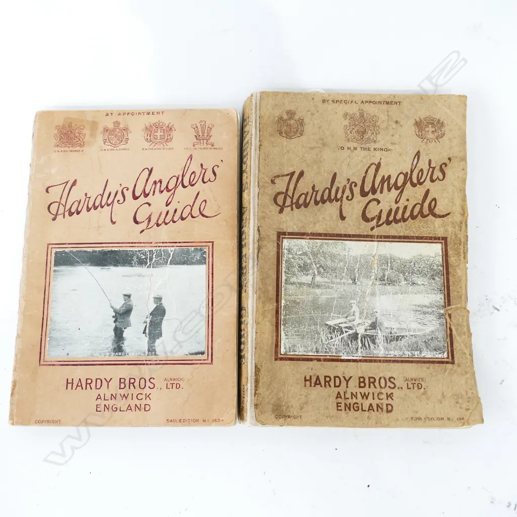 TWO HARDY'S ANGLERS GUIDES 1920 AND 1934 210MM H Image 1++
