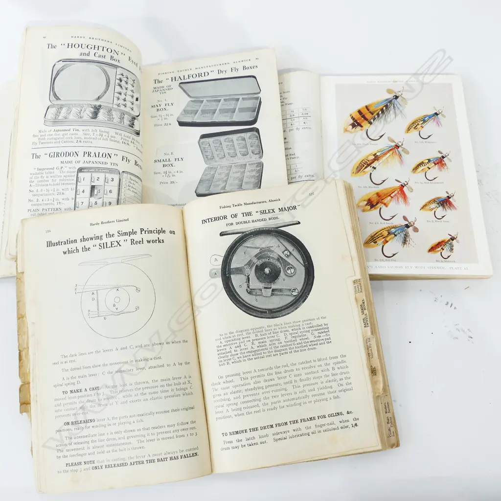 HARDY'S ANGLERS GUIDES; 1926, 1931, 1934 205MM H Image 1++