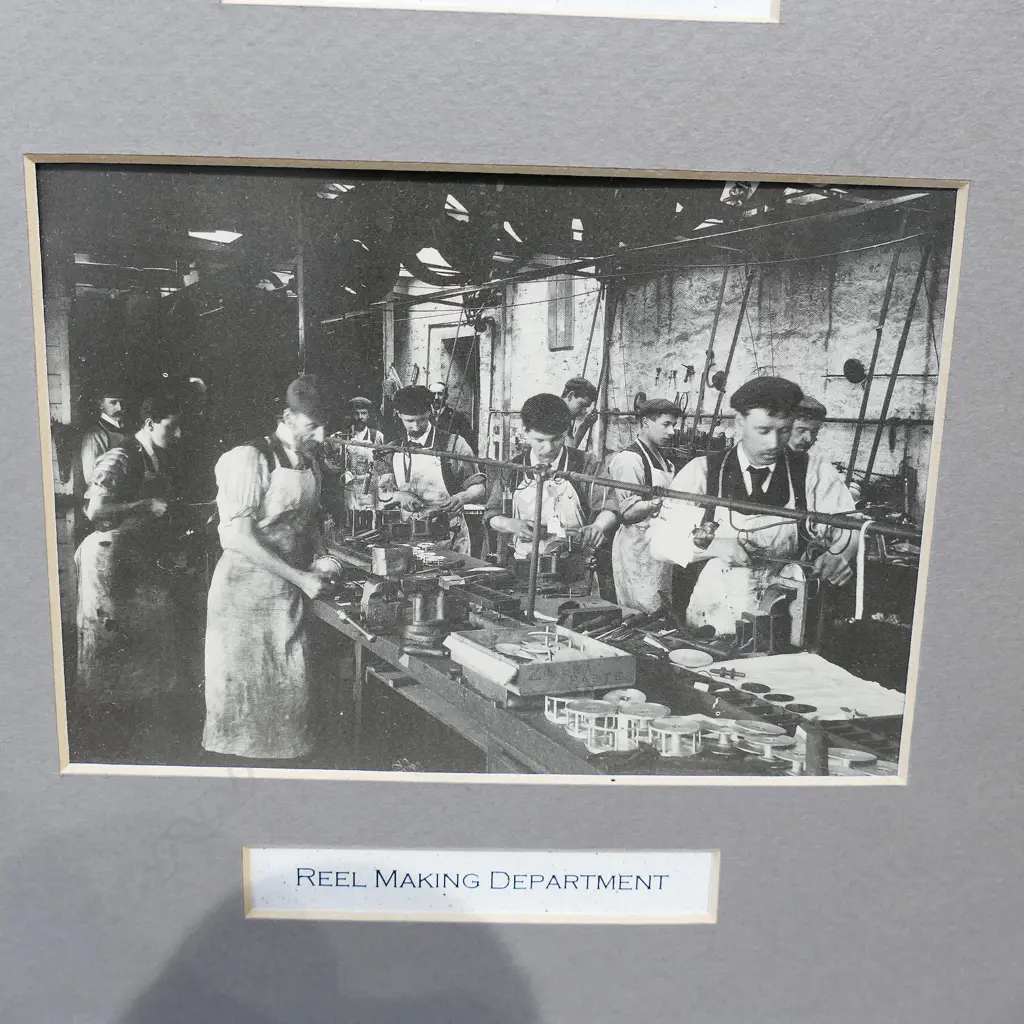 HOUSE OF HARDY FRAMED PICTURES OF PRODUCTION LINES IN 1900 H 700MM W 300MM Image 1++