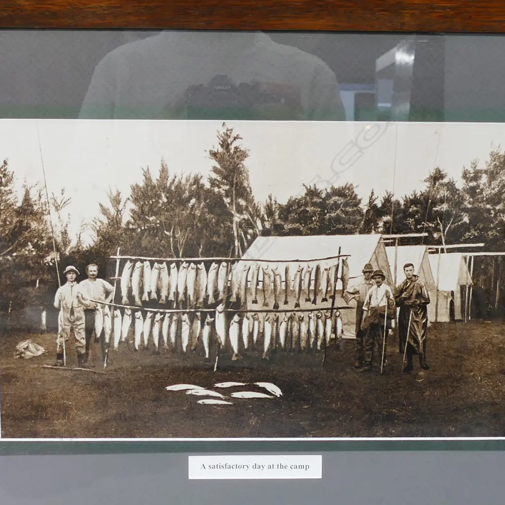 FRAMED PRINT OF A SUCCESSFUL DAYS FISHING Image 1++