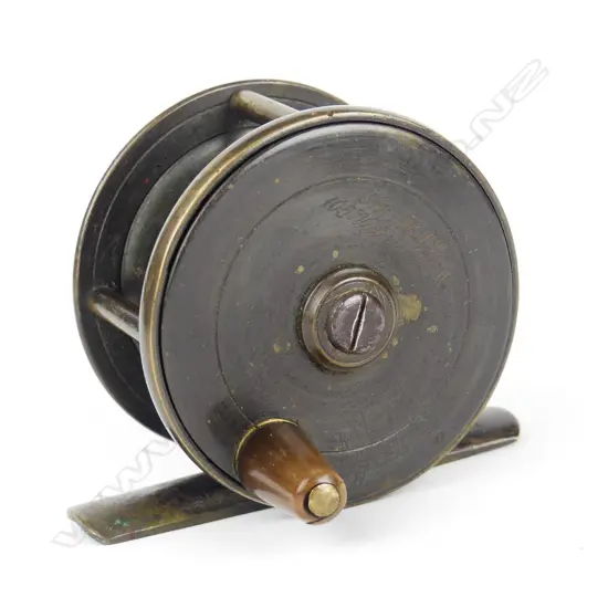2¼" ARMY NAVY BRASS FLY REEL