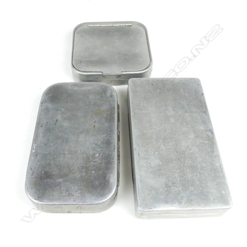 THREE METAL FLY BOXES Image 1++