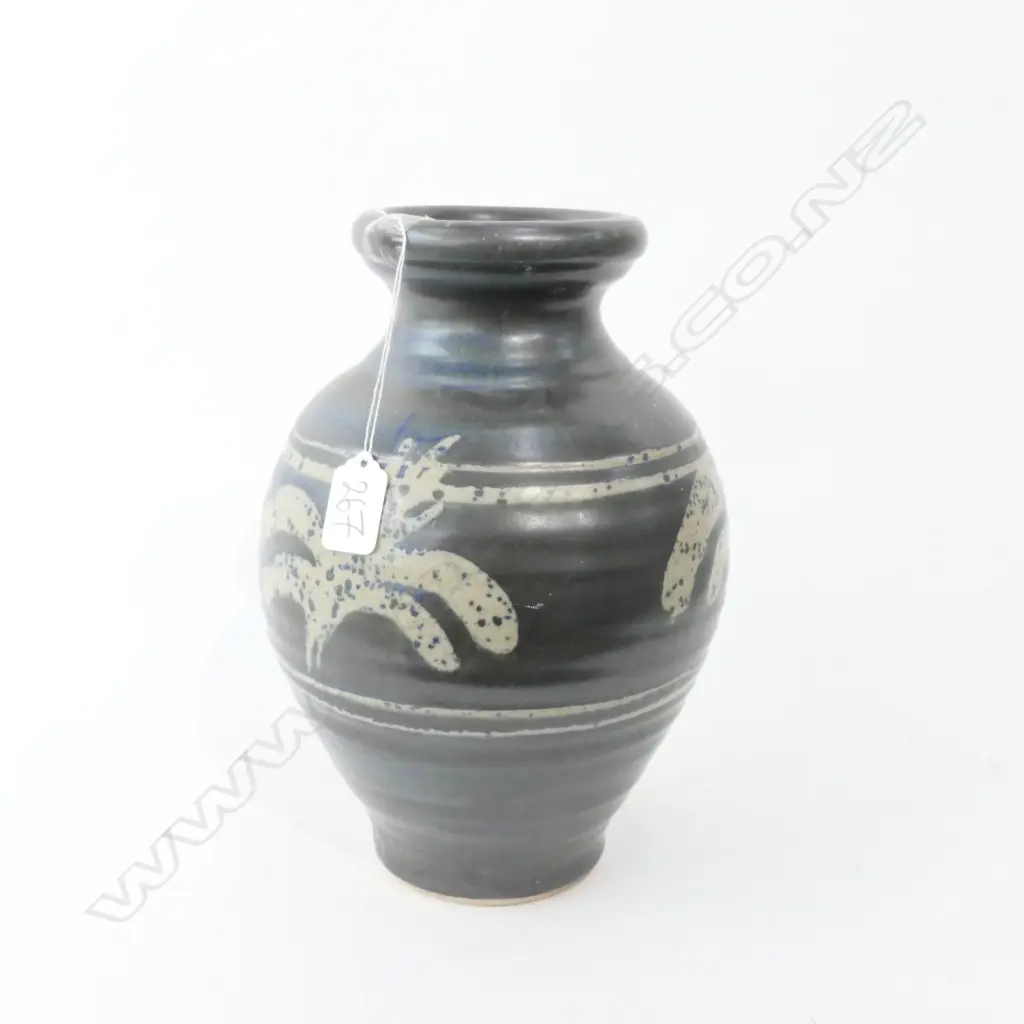 MREIK SMISEK  WAX RESIST POTTERY VASE H 280 MM Image 1++