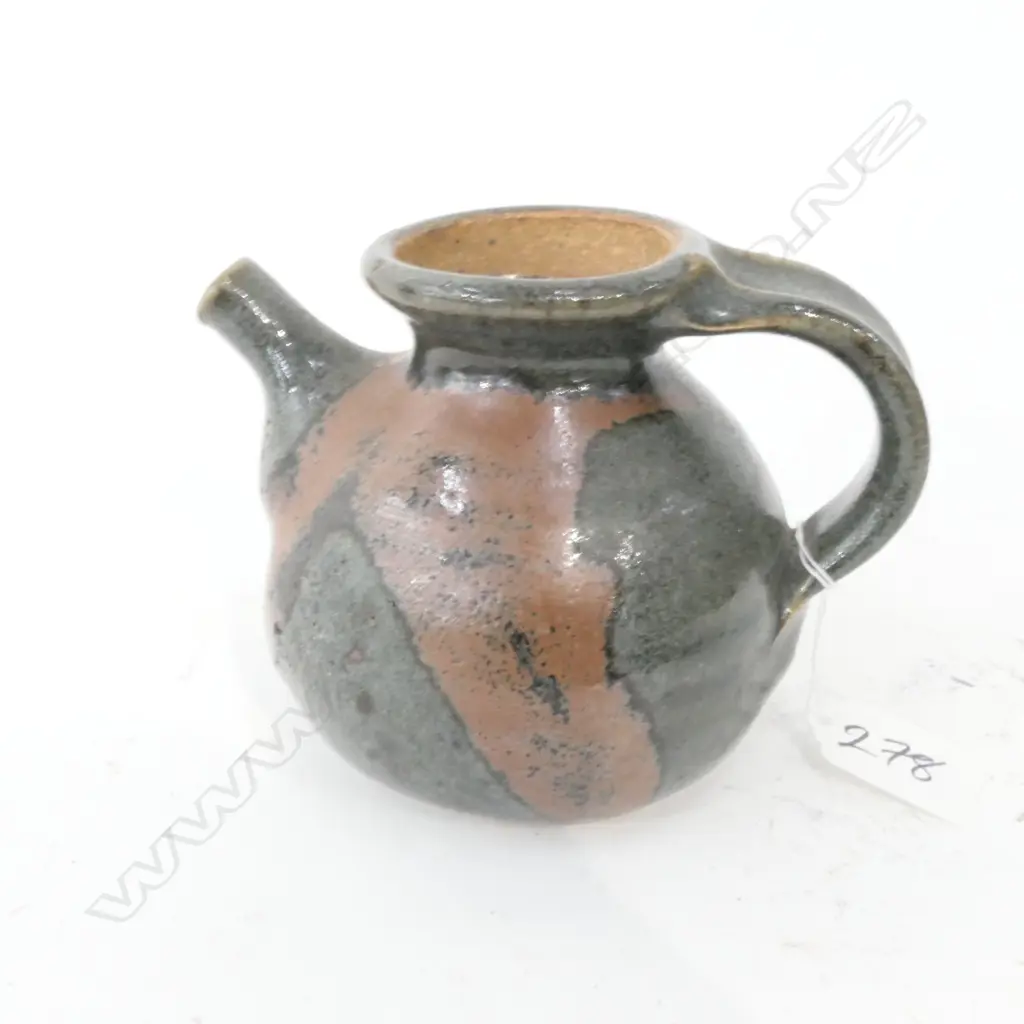 A VAN DER PUTTEN CERAMIC JUG LID MISSING H 100 MM Image 1++