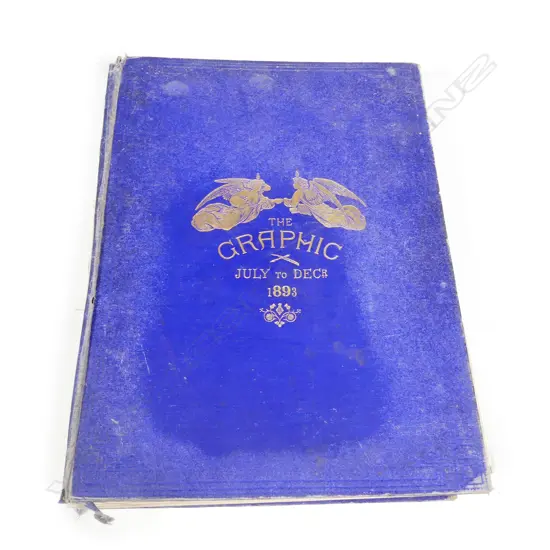 "THE GRAPHIC" ILLUSTRATED WEEKLY NEWSPAPER, JULY TO DEC 1893