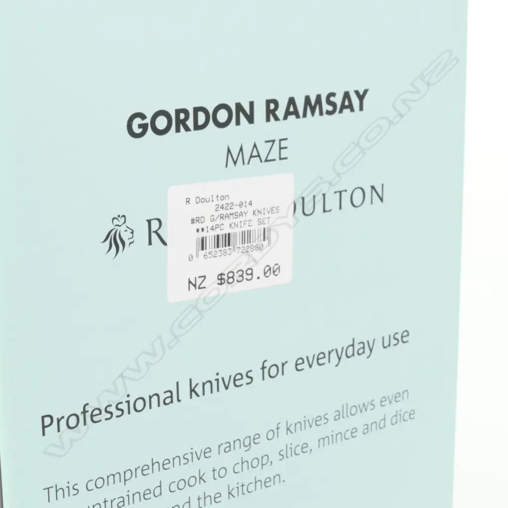 ROYAL DOULTON MODERN KNIFE & BLOCK SET Image 1++