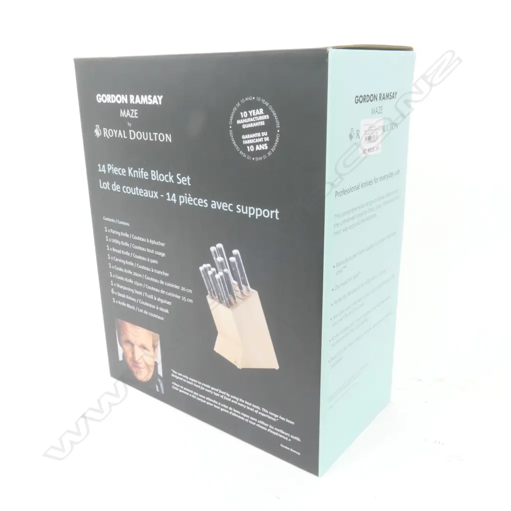 ROYAL DOULTON MODERN KNIFE & BLOCK SET Image 1++