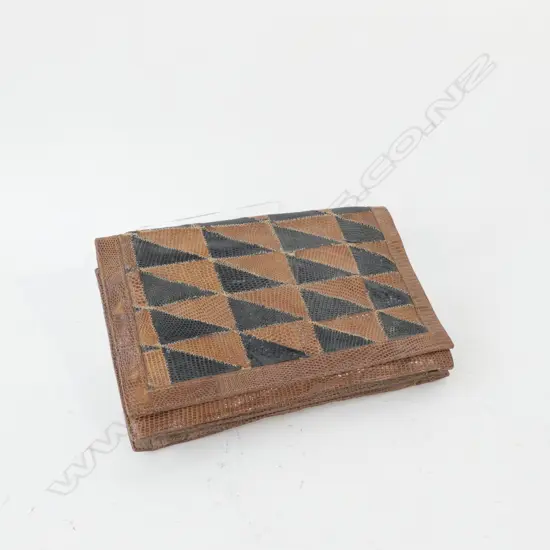 SNAKE SKIN CLUTCH BAG A/F