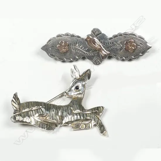 Deer stamped 'SILVER'