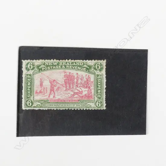 NZ 6d CHCH EXHIB. 1906 UHM SW WMK