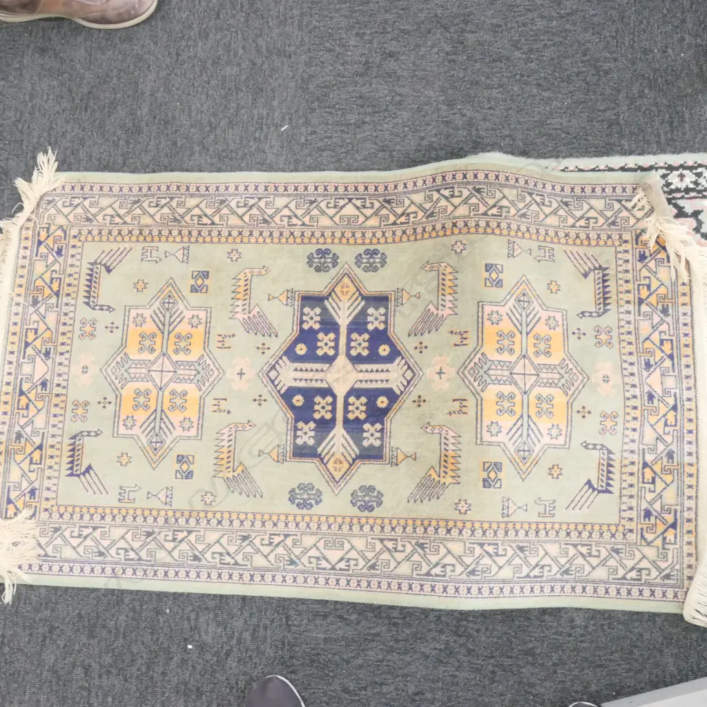 SMALL ANTIQUE PERSIAN RUG 670x560MM + 2 OTHERS Image 1++