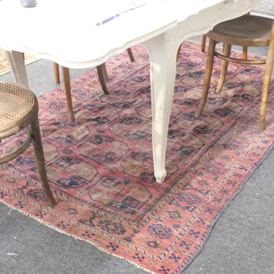 ANTIQUE PERSIAN RUG (worn) 1430 x 2300