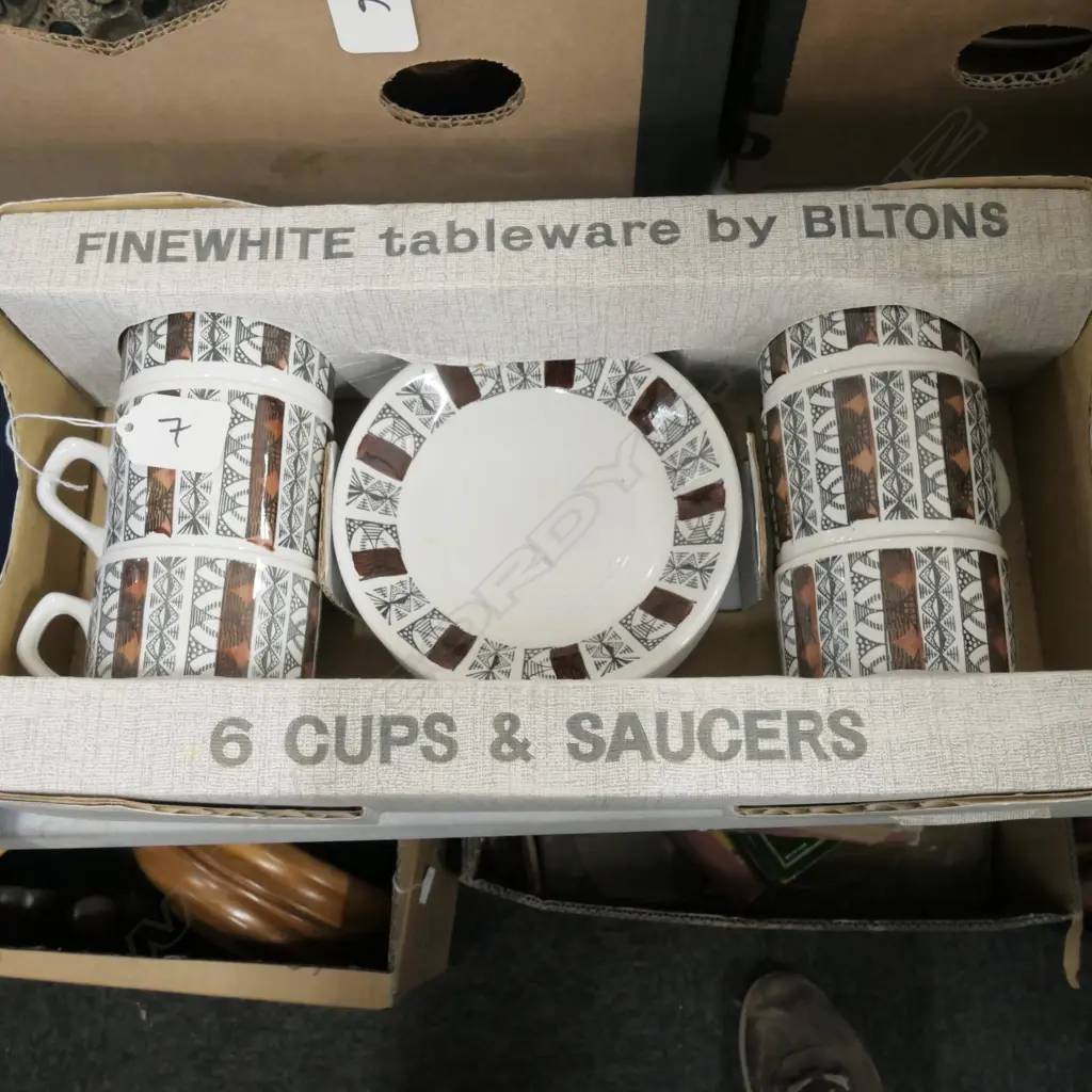 12 PCE BILTONS 'SAMOA' COFFEE SET IN BOX Image 1++