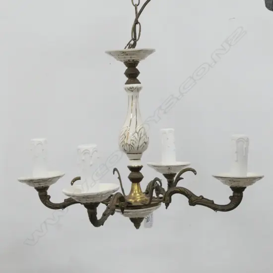 VINTAGE CERAMIC CHANDELIER 470MM DIA