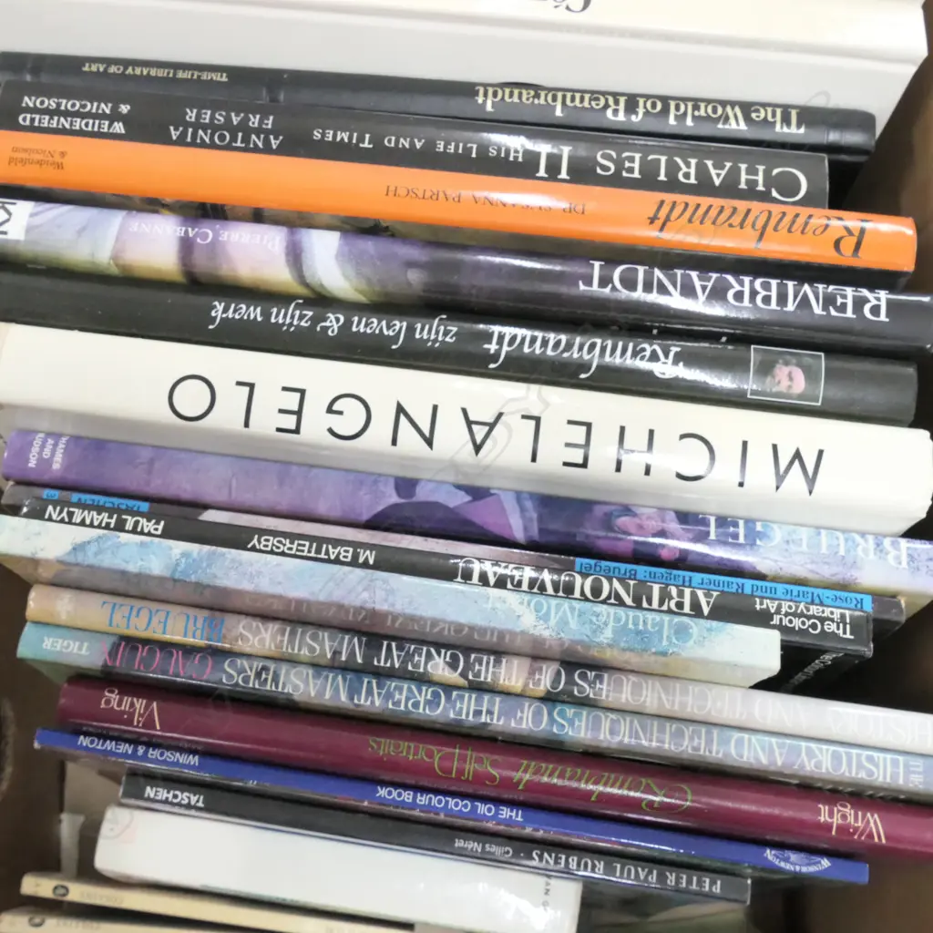 LOT ASST ART BOOKS Image 1++